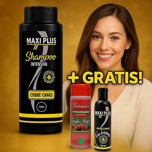 Shampoo MaxiPlus + 2 Obseqios GRATIS