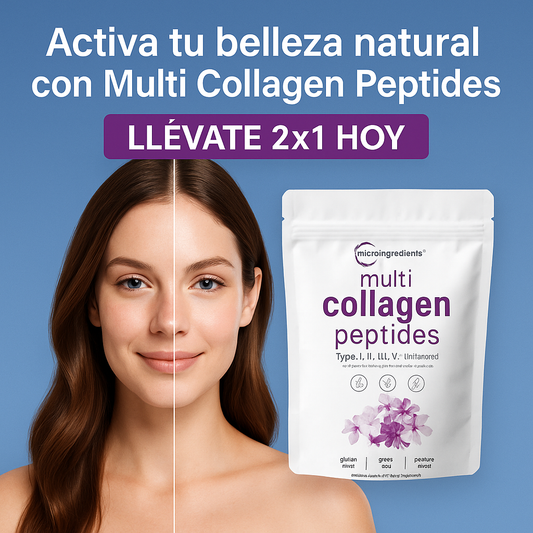 Activa tu belleza natural con Multi Collagen Peptides – Pide 1 y recibe 2