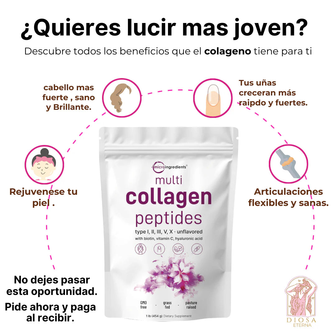 Activa tu belleza natural con Multi Collagen Peptides – Pide 1 y recibe 2